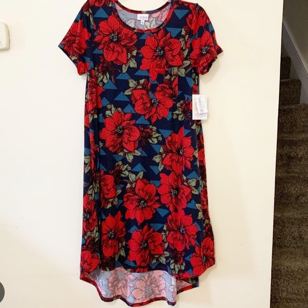 Lularoe high low tee shirt dress with pocket